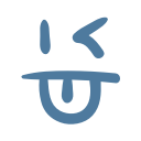 emoji, emot, happy, smile, tongue svg vector icon