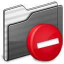private,folder,black icon