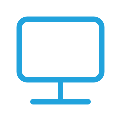 Computer svg vector icon