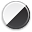 contrast,high,black and white icon