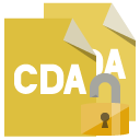 file,format,cda,lock,open icon