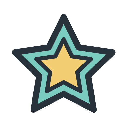 Color Block Asterisk svg vector icon