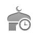 mosque,clock icon