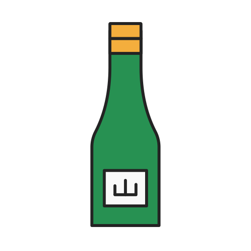 The Wine Bottle svg vector icon