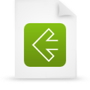 document, file, green, paper icon