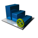 stats,delete,del,remove,statistics icon