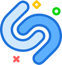brand, logo, network, shazam, social svg vector icon