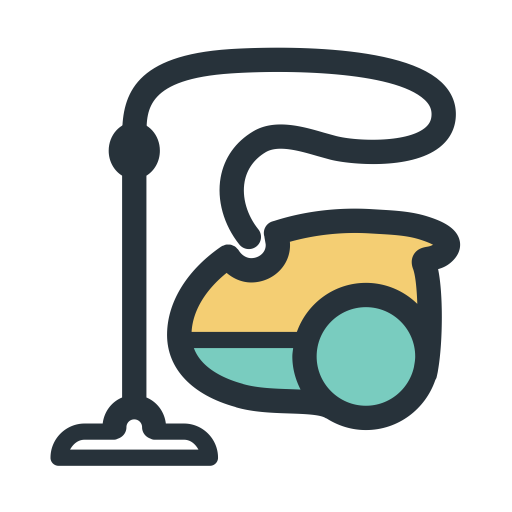 Color Block Vacuum Cleaner svg vector icon