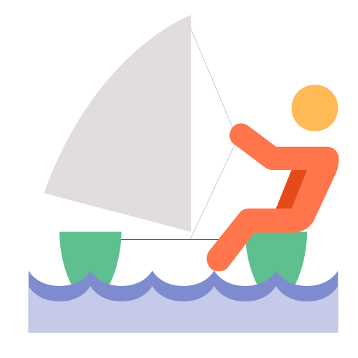 Catamaran svg vector icon