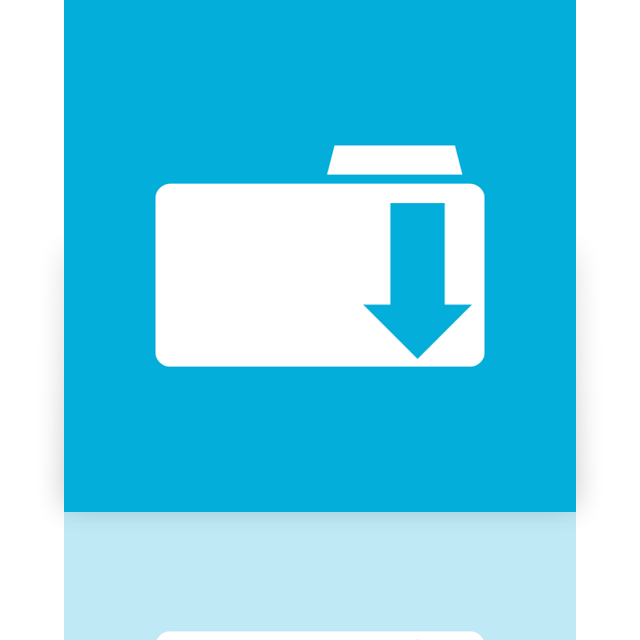 downloads,folder,mirror icon
