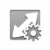 resize,gear icon