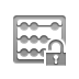 abacus,lock,open icon