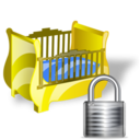 cradle,lock,locked,security icon