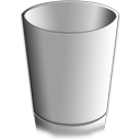 trash,empty,blank,recycle bin icon