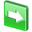 arrow, direction, next, right icon