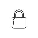 facebook, lock, security, settings svg vector icon
