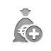 money,bag,euro,add icon