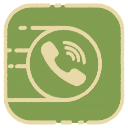 media, social, viber svg vector icon