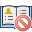 address, book, delete icon