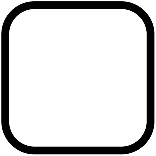 Square svg vector icon