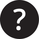 faq, full, question, round svg vector icon