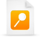 document, file, orange, paper icon