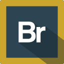 adobe, bridge, design, extension, file, format, software svg vector icon