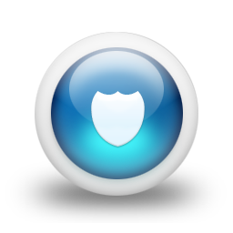 glossy,blue,shield,protect,guard,security icon