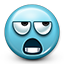 dissapointed, emot, eye roll, rolling eyes, smiley, smiley face icon