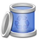 recycle,bin,empty,blank icon