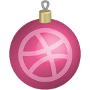 christmas, dribbble, media, set, social, toys icon