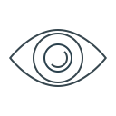 eye, identities, view, visible, visual, visual identities, zoom svg vector icon