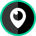 logo, media, online, periscope, social svg vector icon