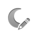 moon,pencil icon