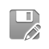 diskette,pencil icon
