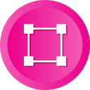 abstract, creative, crop, design, hexagon, tool svg vector icon
