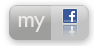 facebook, grey icon