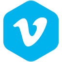 media, movie, share, social, video, vimeo, yumminky svg vector icon