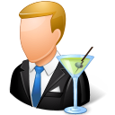 bartender, male icon