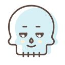 avatar, character, halloween, skeleton, skull svg vector icon