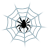 animal, center, clue, cobweb, communication, connection, danger, dangerous, dead, fake, false, grid, halloween, insect, insects, ladybird, media, net, network, shape, social, spider, spider's web, spiderweb, web icon