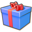 giftbox,blue icon