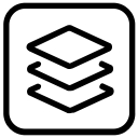 buffer, media, network, social svg vector icon