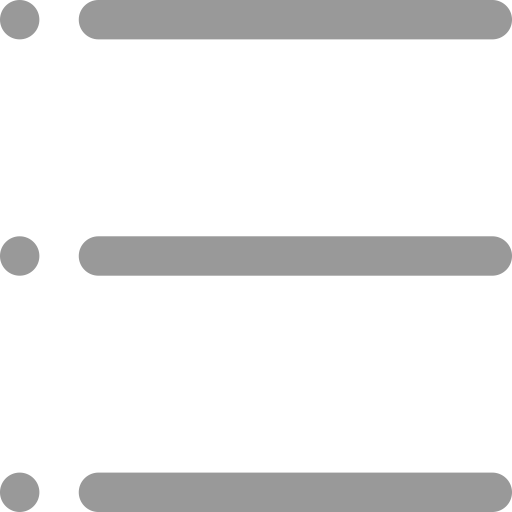 Unordered List svg vector icon
