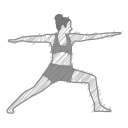 body, exercise, fitness, health, meditation, pose, yoga svg vector icon
