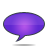 speech,bubble,violet icon