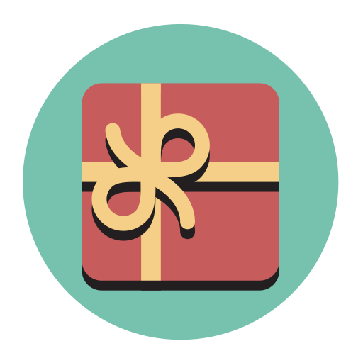 Gift svg vector icon