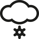 snow svg vector icon