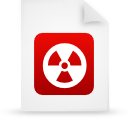 document, file, paper, red icon