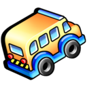 bus, transportation, vehicle icon